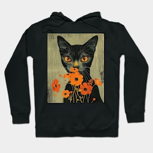 Burmese Cat Flowers Photo Cat Lover Gift Idea Hoodie